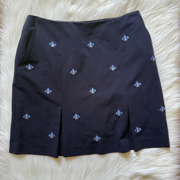 EP Pro Navy Embroidered Bee Motif Golf Skort Size 6 - Picture 1 of 5